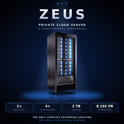 ULT Zeus | Private Cloud Server & Computational Powerhouse.
