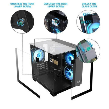 Yeah Magic Ultra-Clear Panoramic PC Case